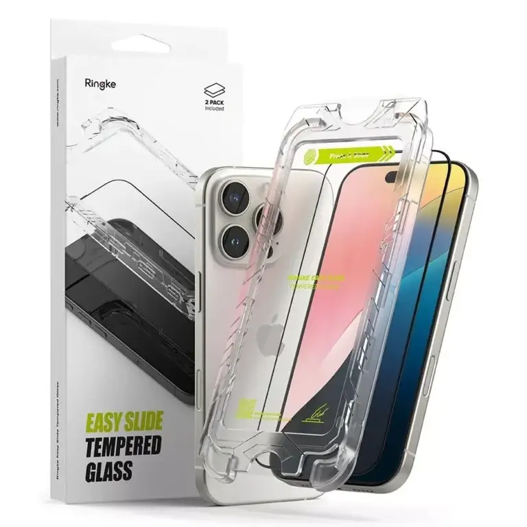 Szkło ochronne Ringke Easy Slide 2-Pack iPhone 16 Pro - obrazek 3