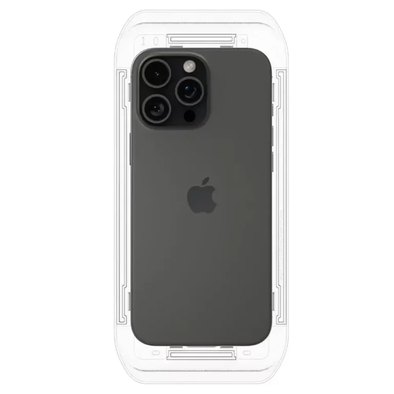 Szkło Hartowane Spigen Glas.Tr ”Ez Fit” 2-Pack do iPhone 16 Pro Transparentne - obrazek 13