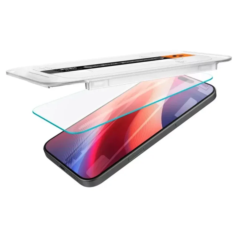 Szkło Hartowane Spigen Glas.Tr ”Ez Fit” 2-Pack do iPhone 16 Pro Transparentne - obrazek 14