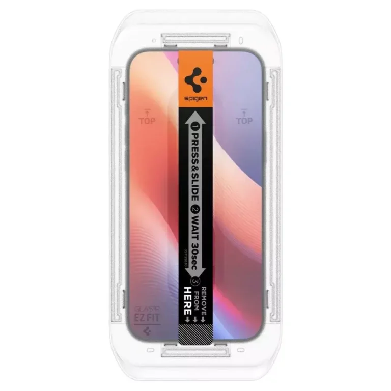 Szkło Prywatyzujące Spigen Glas.tr ”ez Fit” 2-pack do Iphone 16 Pro - obrazek 9