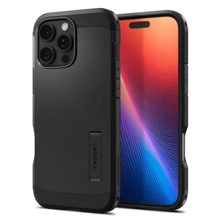 Etui Spigen Tough Armor Mag do Apple iPhone 16 Pro Czarny - obrazek 2