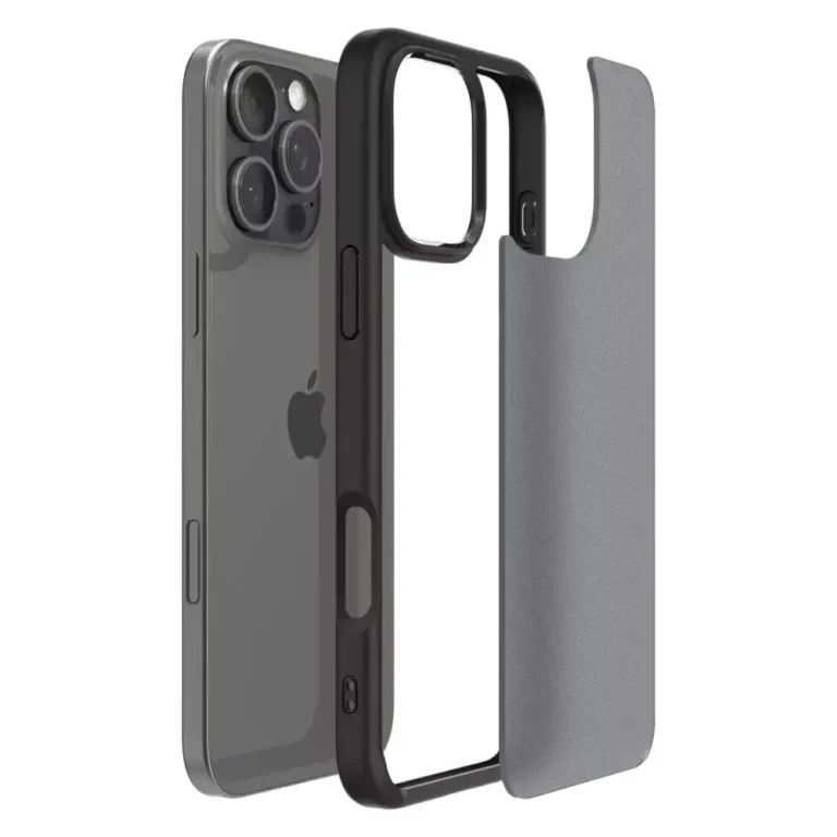 Etui Spigen Ultra Hybrid do Apple iPhone 16 Pro Frost Black - obrazek 12