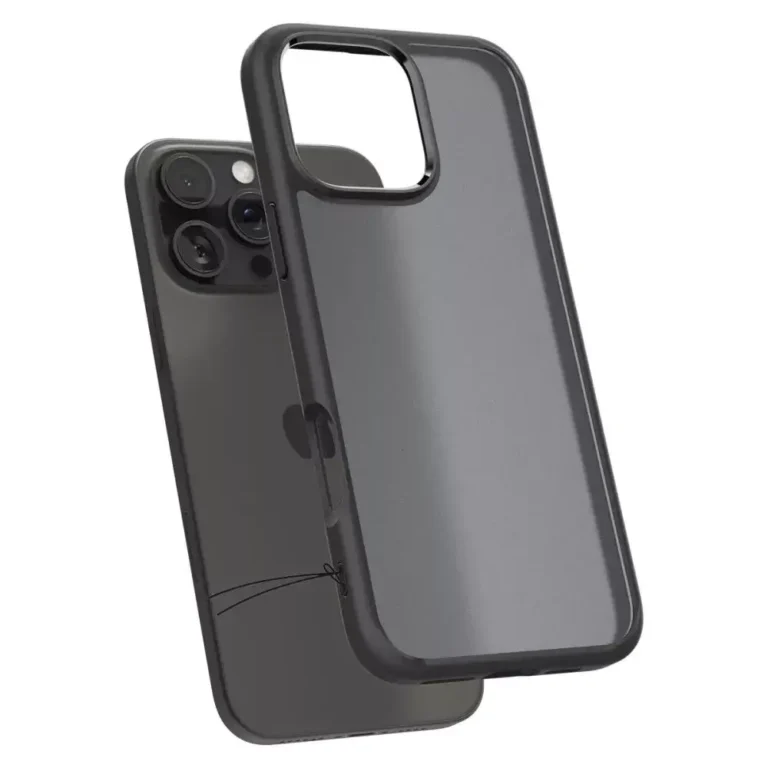 Etui Spigen Ultra Hybrid do Apple iPhone 16 Pro Frost Black - obrazek 2