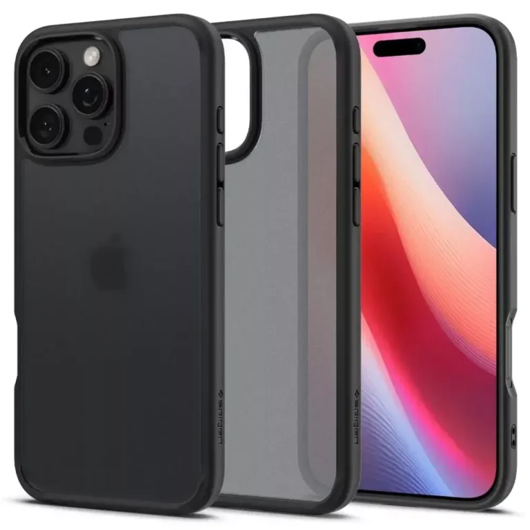 Etui Spigen Ultra Hybrid do Apple iPhone 16 Pro Frost Black - obrazek 5