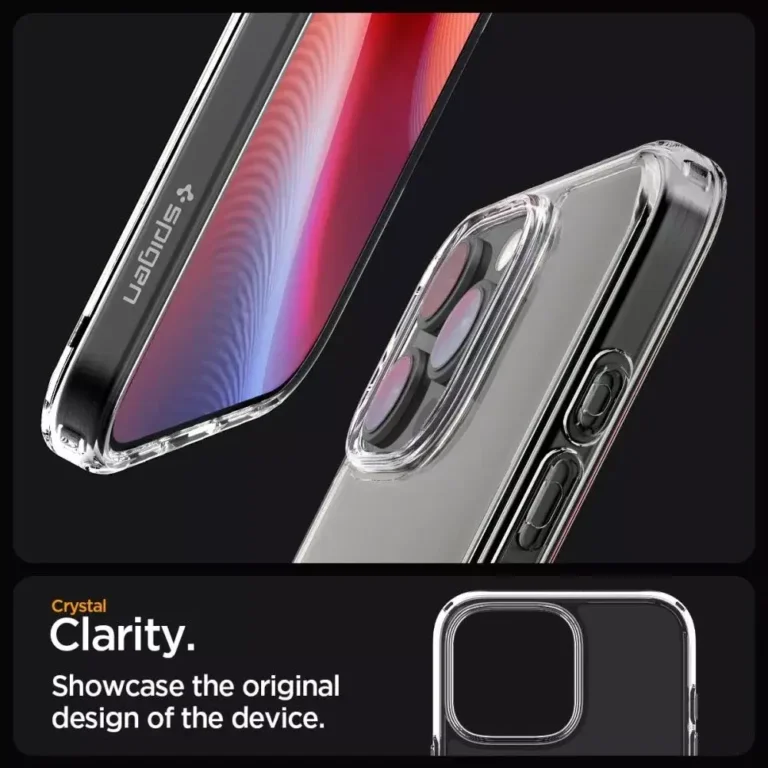 Etui Spigen Ultra Hybrid do Apple iPhone 16 Pro Crystal Clear - obrazek 12