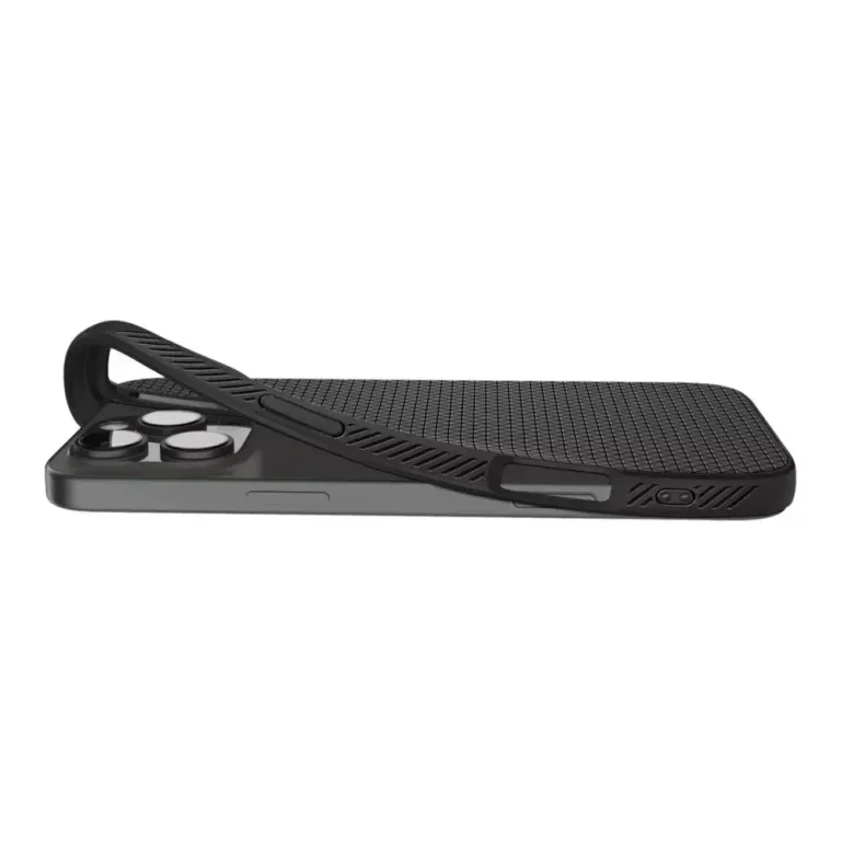 Etui do iPhone 16 Pro Spigen Liquid Crystal Matowy Czarny - obrazek 4