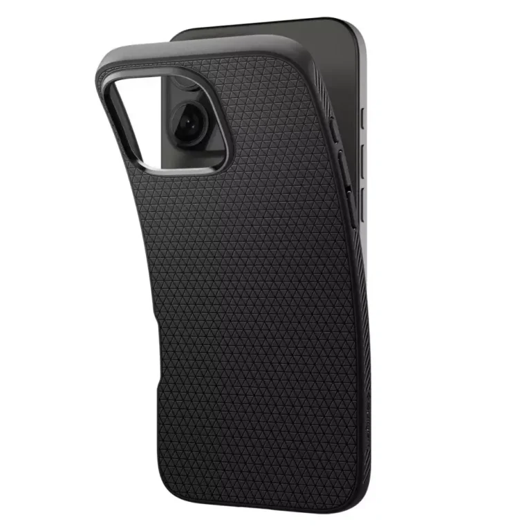 Etui do iPhone 16 Pro Spigen Liquid Crystal Matowy Czarny - obrazek 5