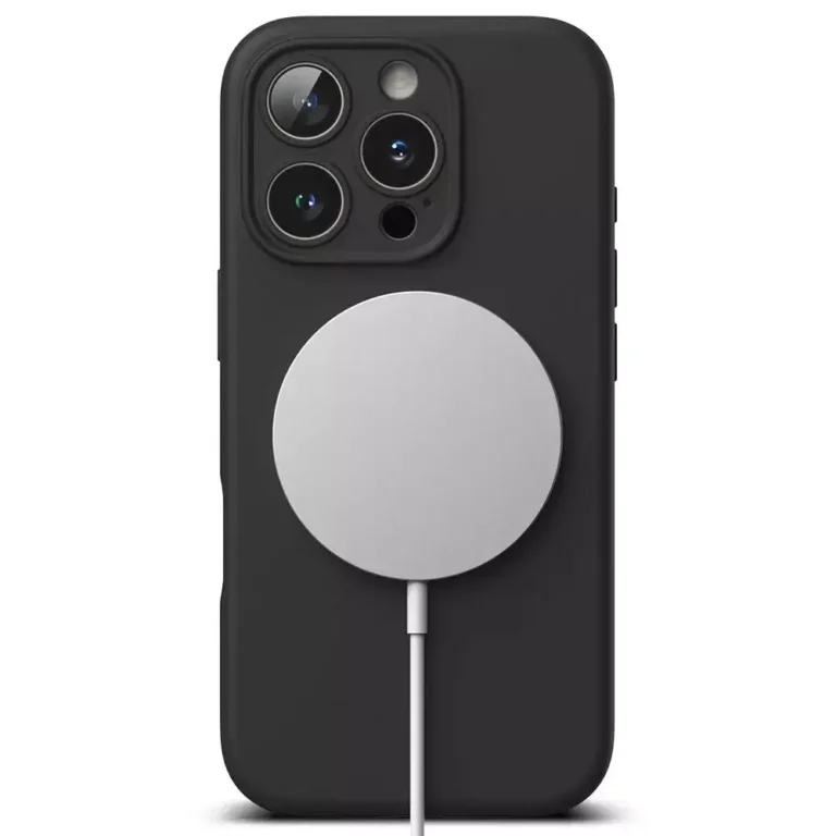 Silikonowe Etui Ringke MagSafe do iPhone 16 Pro Czarny - obrazek 3