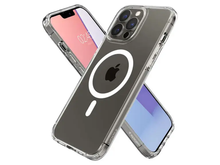 Etui Spigen Ultra Hybrid Mag do iPhone 13 Pro Max Białe - obrazek 3