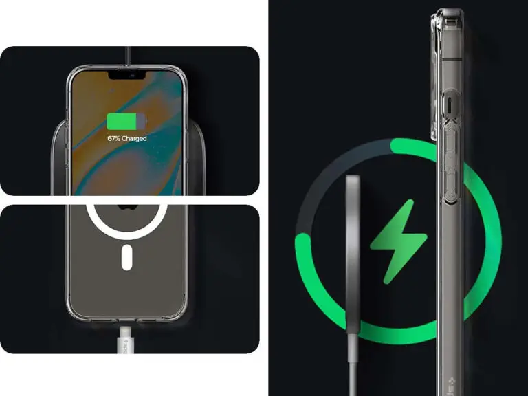 Etui Spigen Ultra Hybrid Mag do iPhone 13 Pro Max Białe - obrazek 6