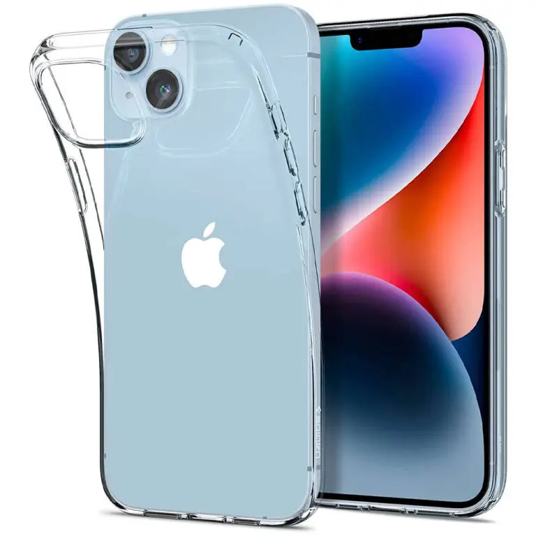 Etui Spigen Liquid Crystal do Apple iPhone 14 Transparentny - obrazek 2