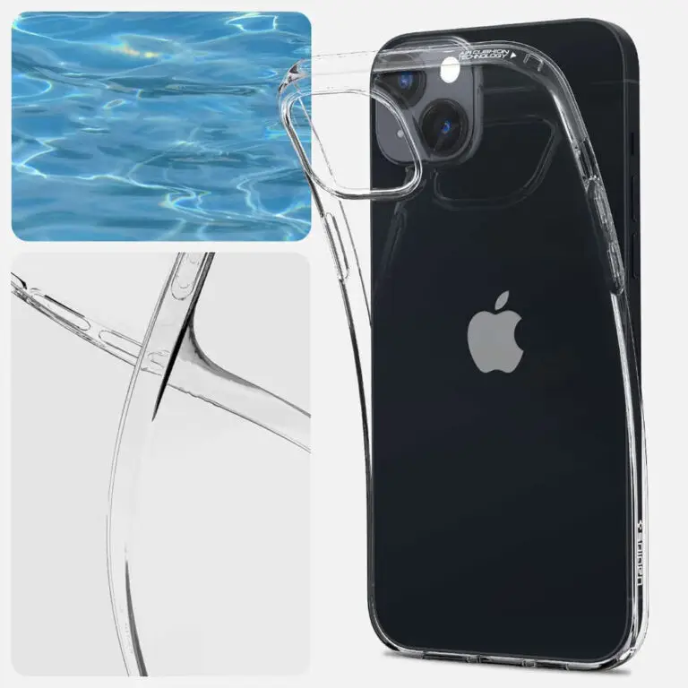 Etui Spigen Liquid Crystal do Apple iPhone 14 Transparentny - obrazek 5