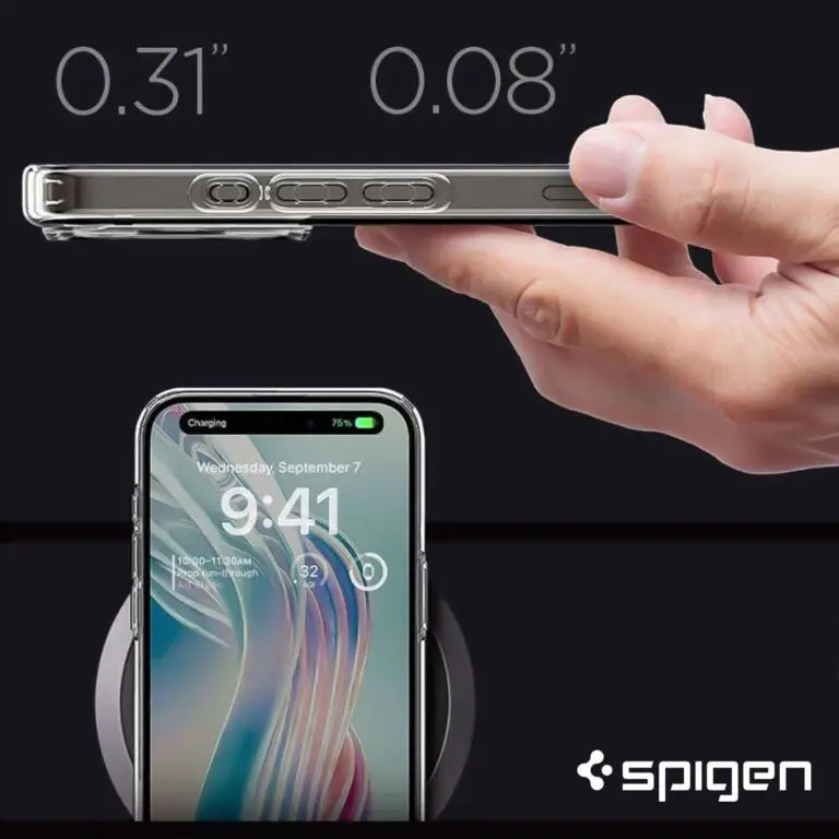 Etui Spigen Ultra Hybrid do iPhone 15 Pro Max Transparentne - obrazek 5