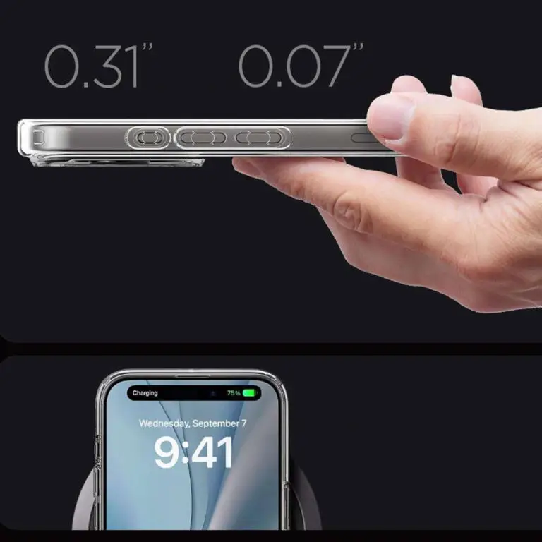 Etui Spigen Ultra Hybrid MagFit iPhone 15 Pro Max - obrazek 6