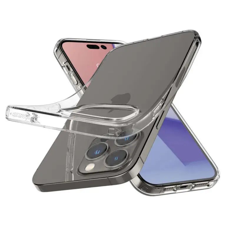 Etui Spigen Liquid Crystal do iPhone 14 Pro Crystal Clear - obrazek 3