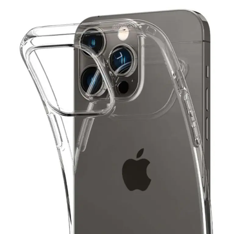 Etui Spigen Liquid Crystal do iPhone 14 Pro Crystal Clear - obrazek 4
