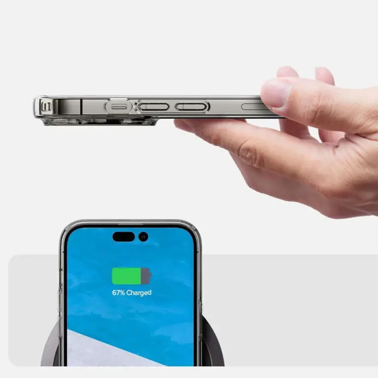 Etui Spigen Liquid Crystal do iPhone 14 Pro Crystal Clear - obrazek 7