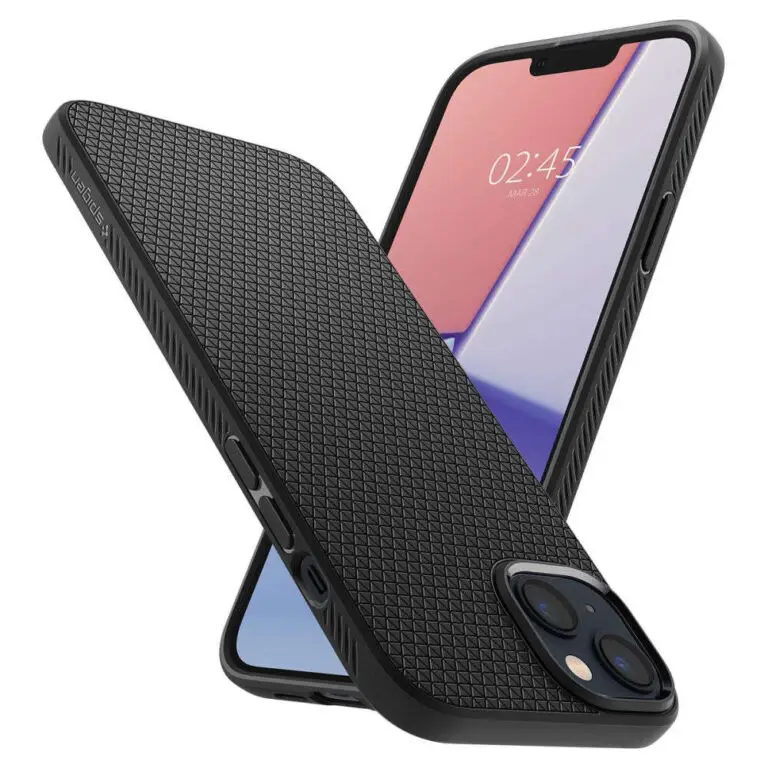 Etui Spigen Liquid Air do iPhone 14 Czarne - obrazek 2