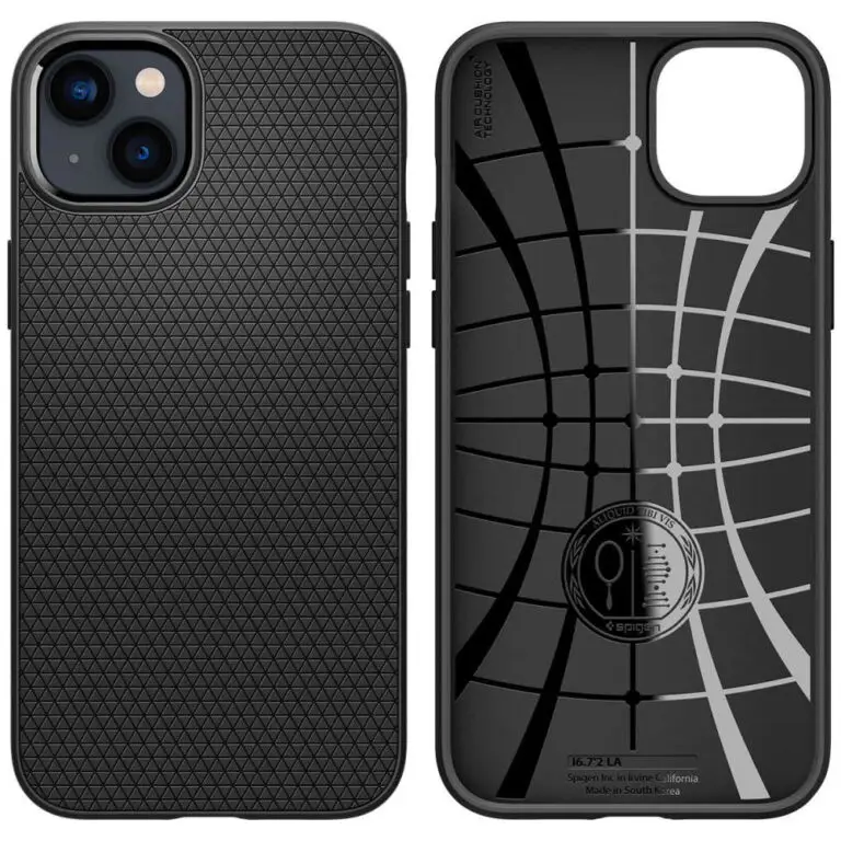 Etui Spigen Liquid Air do iPhone 14 Czarne - obrazek 7