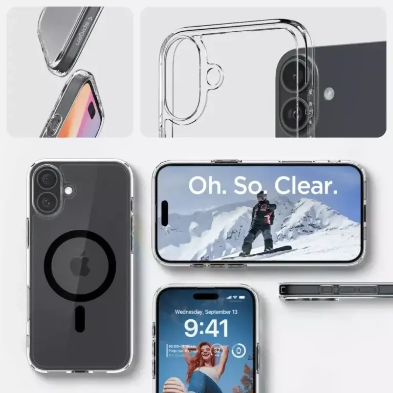 Etui Spigen Ultra Hybrid Mag do iPhone 16 Plus - obrazek 11