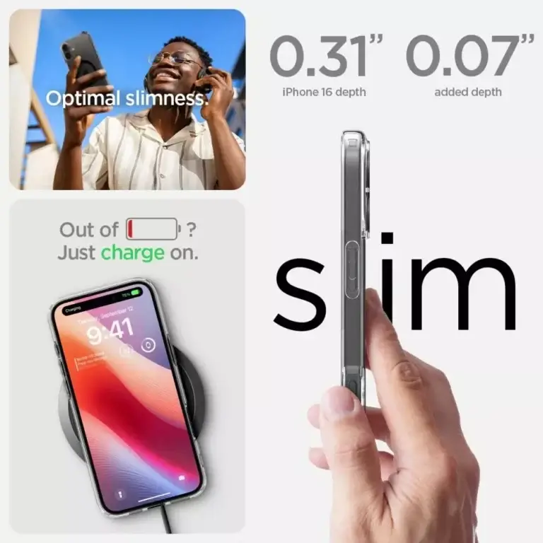 Etui Spigen Ultra Hybrid Mag do iPhone 16 Plus - obrazek 9