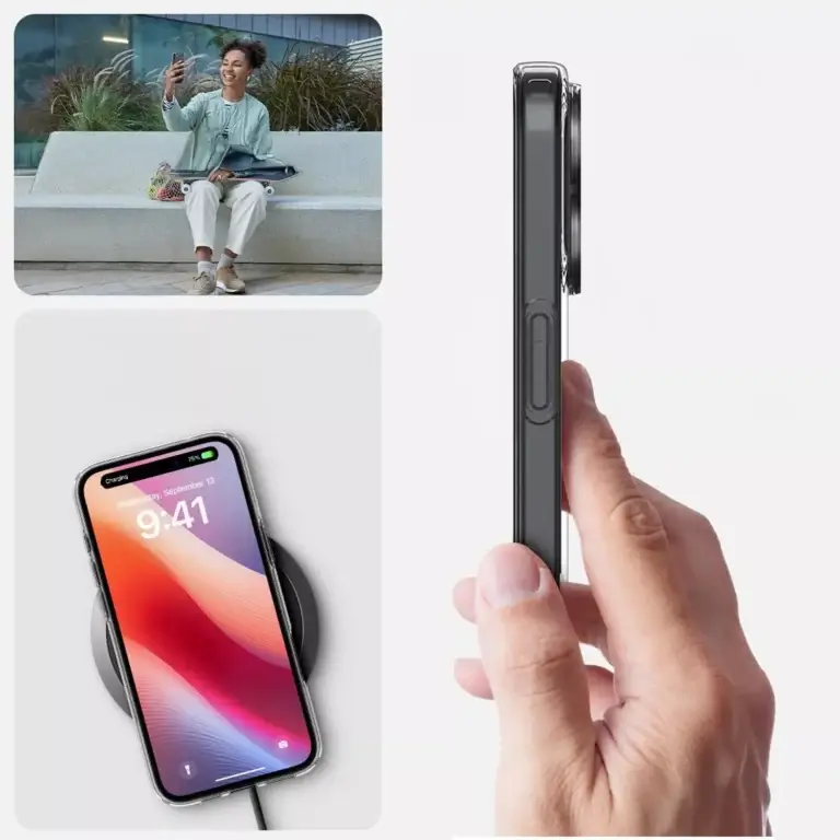 Etui Spigen Liquid Crystal Mag do iPhone 16 Plus - obrazek 5