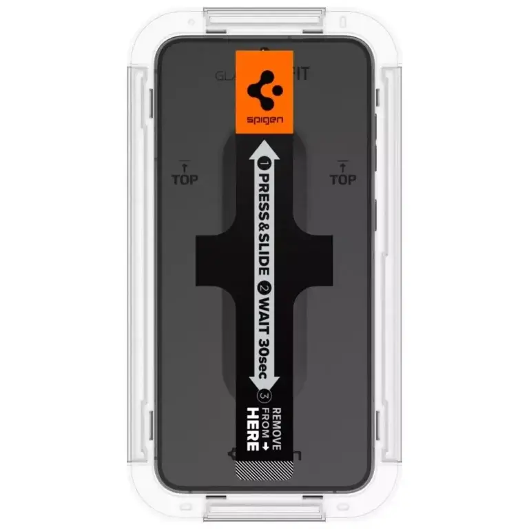 2x Szkło hartowane Spigen Glas.Tr EZ FIT do Samsung Galaxy S23 (tranpsarentne) - obrazek 9