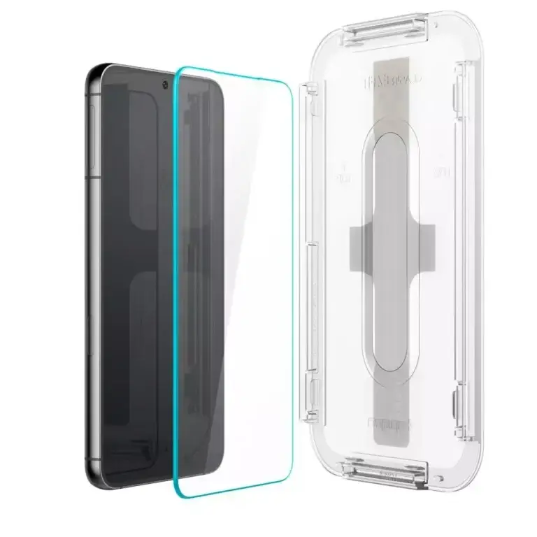 2x Szkło hartowane Spigen Glas.Tr EZ FIT do Samsung Galaxy S23 (tranpsarentne) - obrazek 10