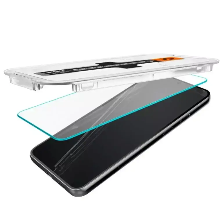 2x Szkło hartowane Spigen Glas.Tr EZ FIT do Samsung Galaxy S23 (tranpsarentne) - obrazek 11
