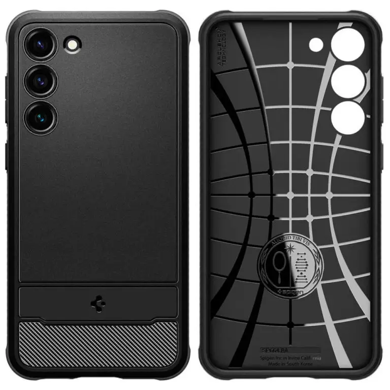 Etui Spigen Rugged Armor Samsung Galaxy S23 Czarne - obrazek 7