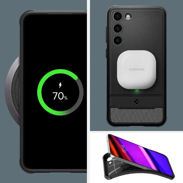 Etui Spigen Rugged Armor Samsung Galaxy S23 Czarne - obrazek 8