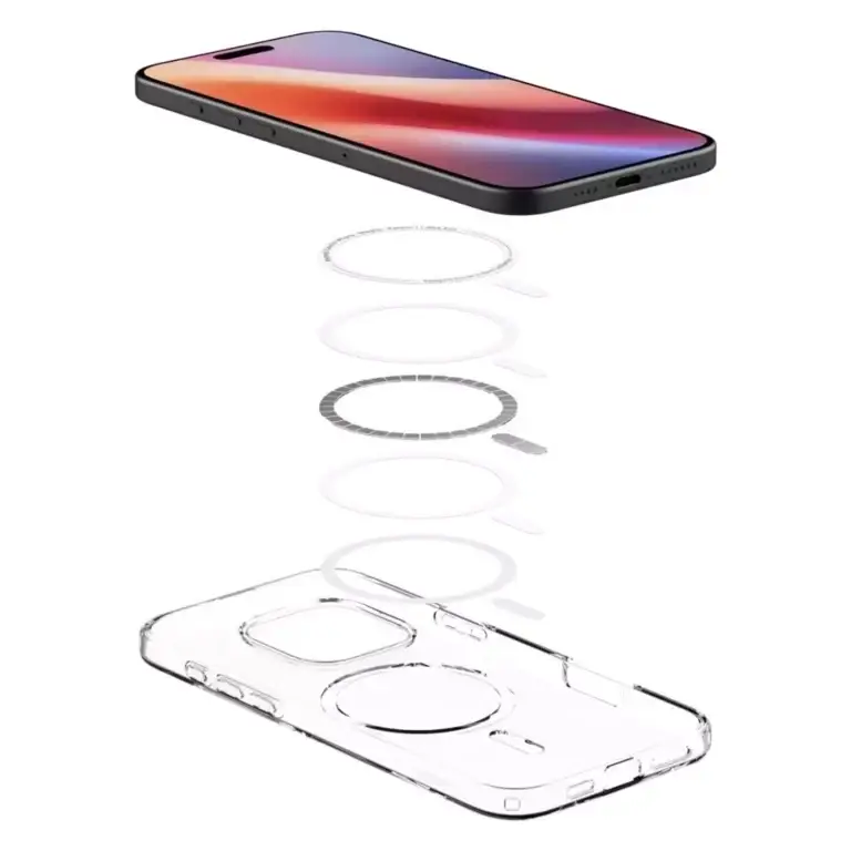 Etui Spigen Liquid Crystal MagSafe iPhone 16 Pro Max Transparentne - obrazek 10