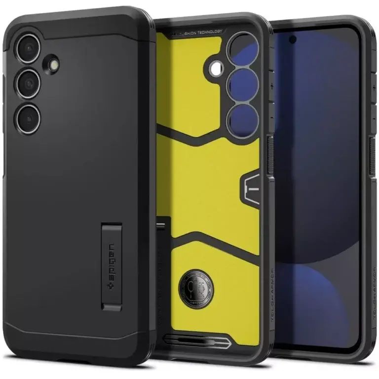 Etui Spigen Tough Armor do Samsung Galaxy S24 FE  Czarny - obrazek 3
